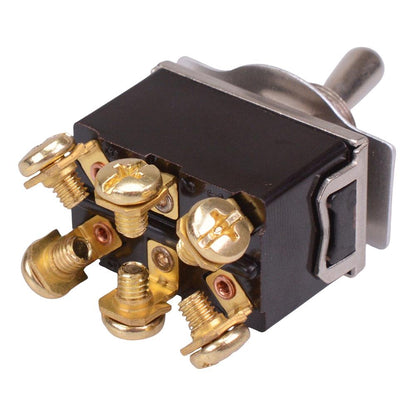 R13-29E-07 On-Off-On 12mm Toggle Switch M4 Screw DPDT 10A 250VAC