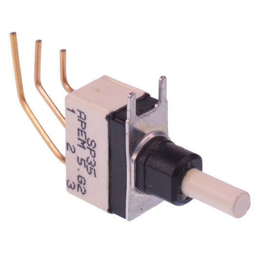 SP35WW00000 APEM Off-(On) Momentary Snap-Action Right Angle Push Button Switch SPST