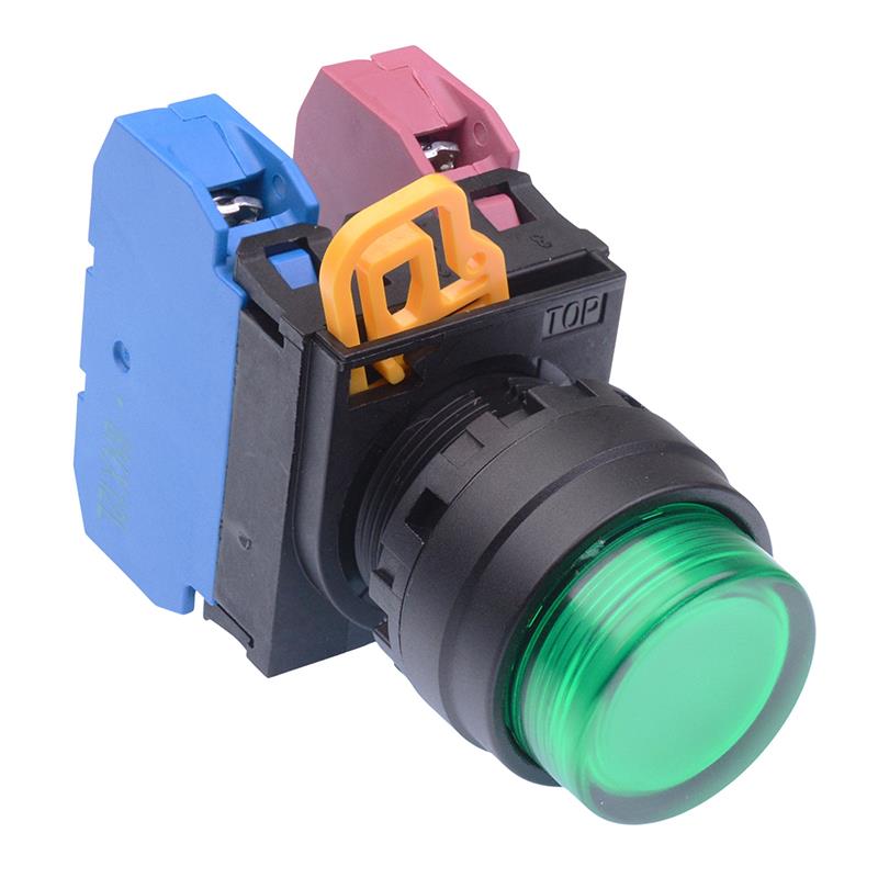 YW1L-M2E11Q0G Green 22mm Momentary Push Button Switch 1NO-1NC IP65 IDEC