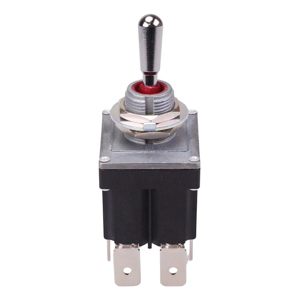 On-(On) Momentary Sealed 12mm Toggle Switch DPDT 12A IP68