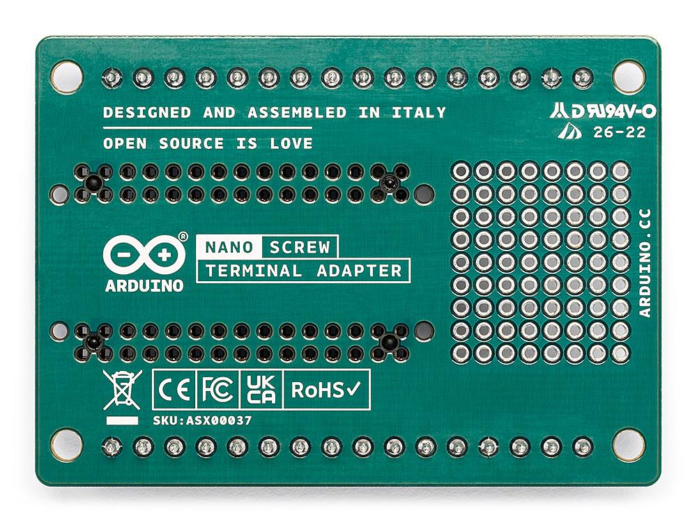 Arduino® Nano Screw Terminal Adapter