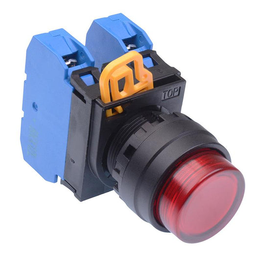 YW1L-A2E20Q0R Red 22mm Maintained Push Button Switch 2NO IP65 IDEC
