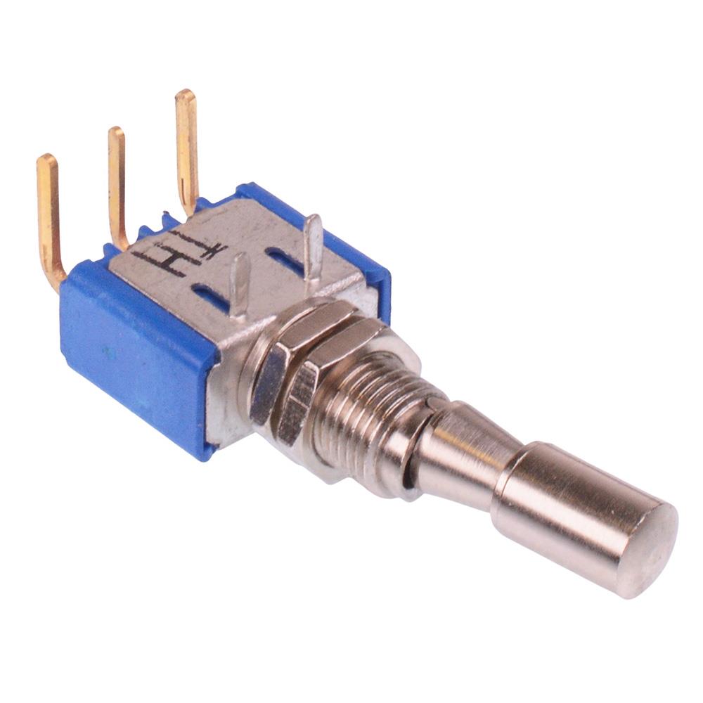 5236WADKB2VX386 APEM On-On Locking 6.35mm Miniature Toggle Switch SPDT 4A 30VDC