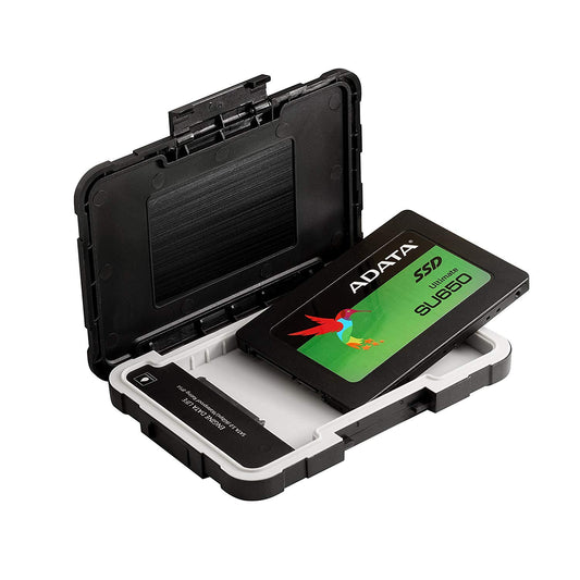 ADATA ED600 2.5" SATA Drive Caddy Enclosure, USB 3.2 Gen1, USB Powered, IP54 Water & Shock Proof