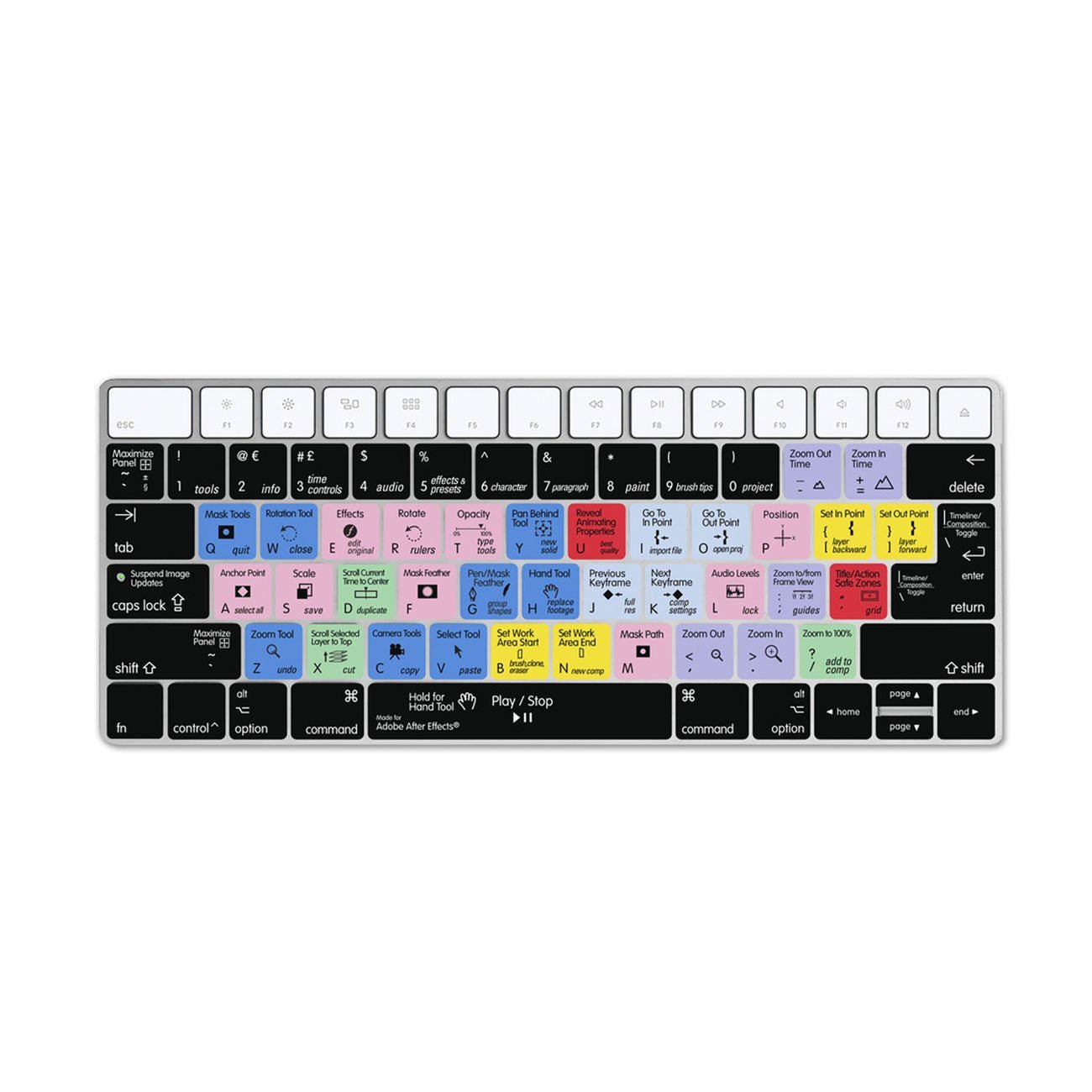 Adobe After Effects Keyboard Covers for MacBook and iMac – The ...