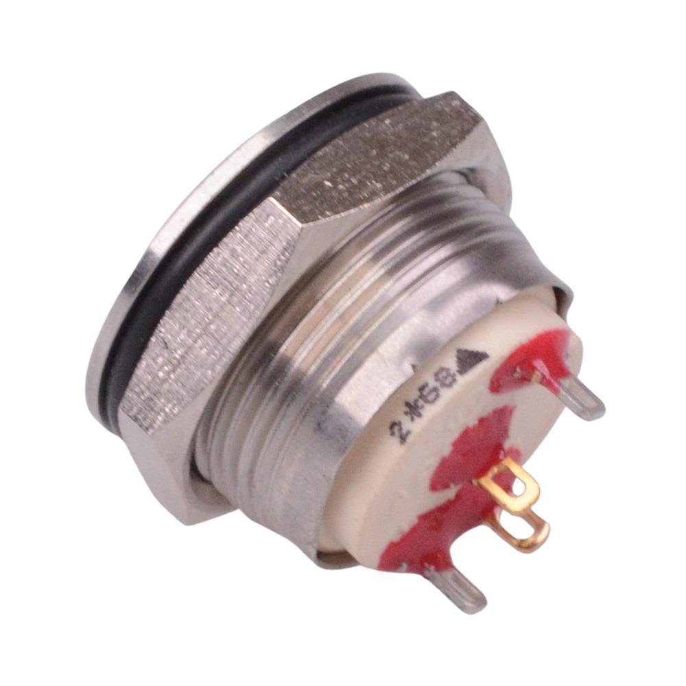 AV9SLD2487011K APEM Momentary 19mm White Power LED illuminated Vandal Push Button Switch IP67
