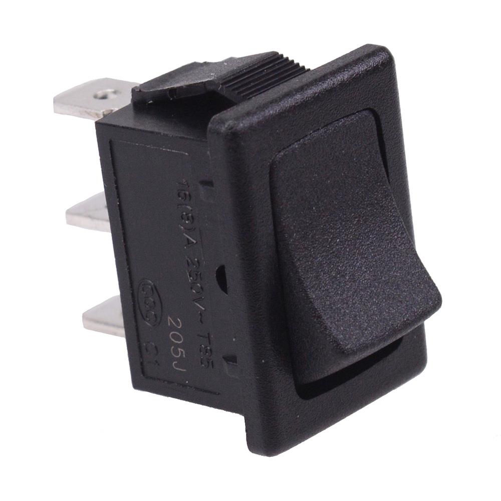 On-On Rectangle 19.2x12.9mm Rocker Switch SPDT 16A 250VAC
