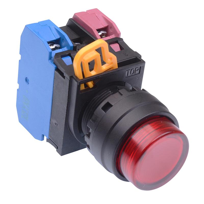 YW1L-A2E11Q3R Red 12V illuminated 22mm Maintained Push Button Switch 1NO-1NC IP65 IDEC