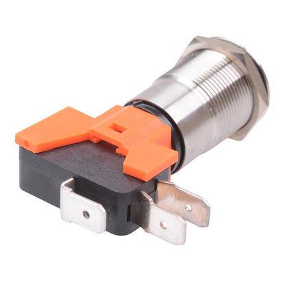 On-(On) 19mm Momentary Vandal Resistant Push Button Switch SPDT 21A