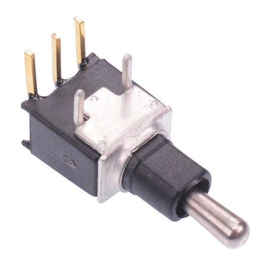 TL39W005000 On-Off-On Sub-Miniature Right Angle Horizontal PCB Toggle Switch SPDT APEM