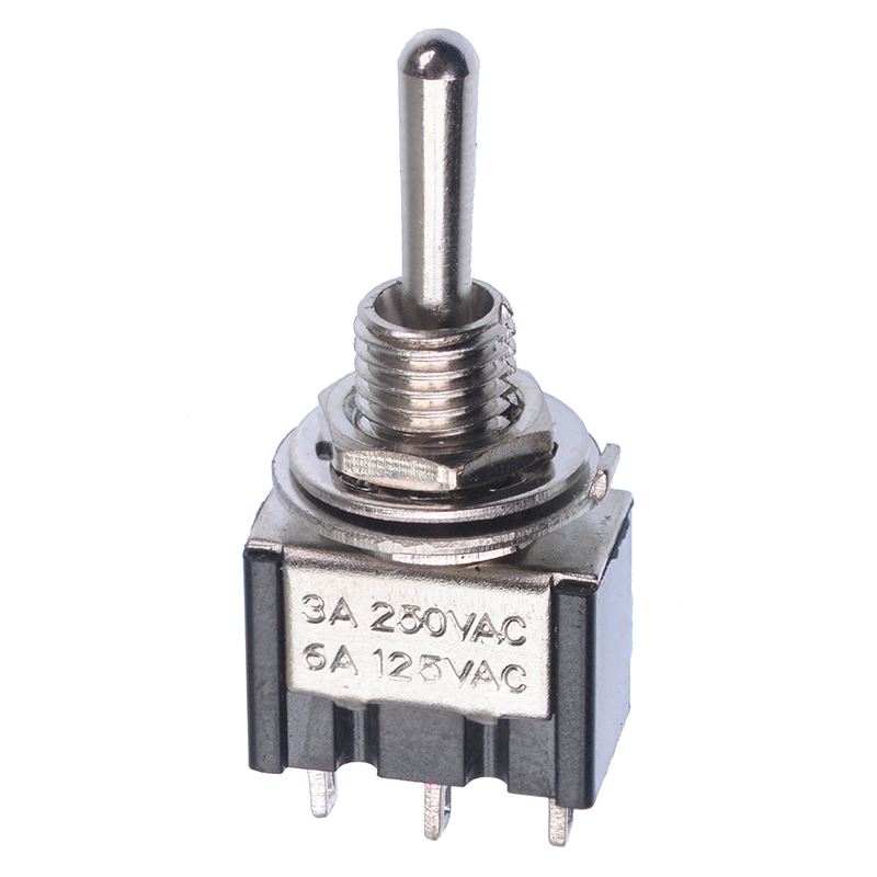 On-Off-(On) Momentary Miniature Toggle Switch SPDT