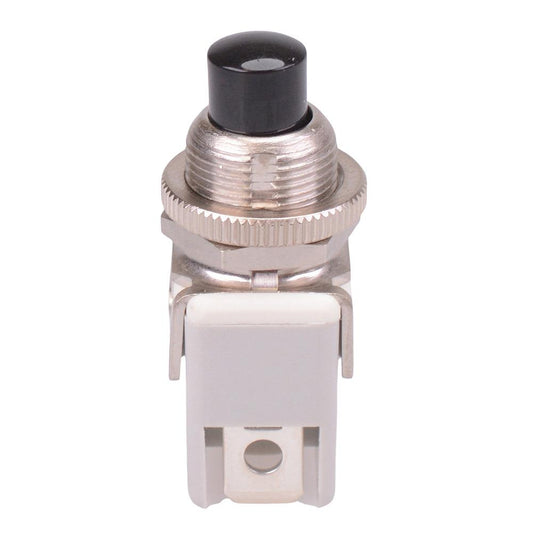 1212A2 APEM On-(Off) Black Momentary Push Button Switch SPST-NC 8A