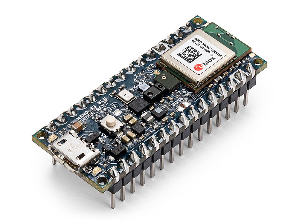 Arduino® Nano 33 BLE Sense Rev2 with headers