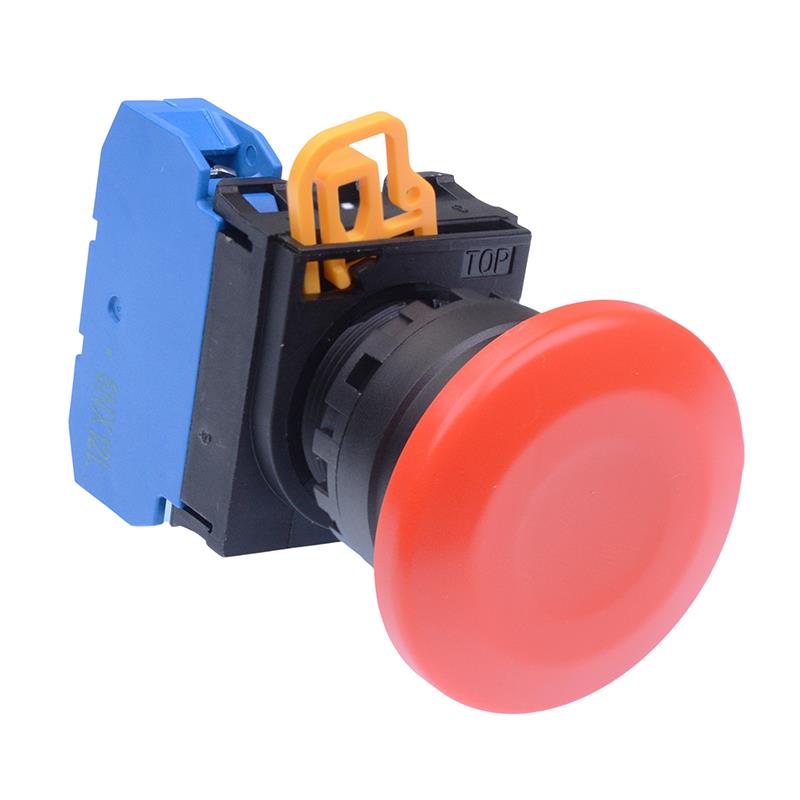 YW1B-A4E10R Red 22mm Mushroom Maintained Push Button Switch NO IP65 IDEC
