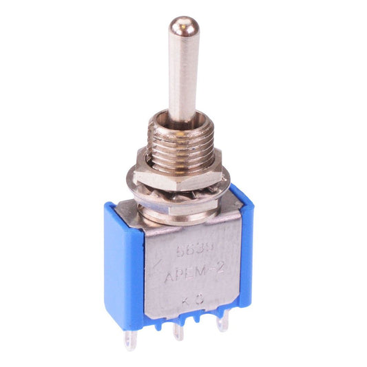 5639A On-Off-On 6.35mm Miniature Toggle Switch SPDT 4A 30VDC APEM