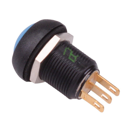 IMR7Z412UL APEM Blue Momentary 12mm Push Button Switch SPDT IP67