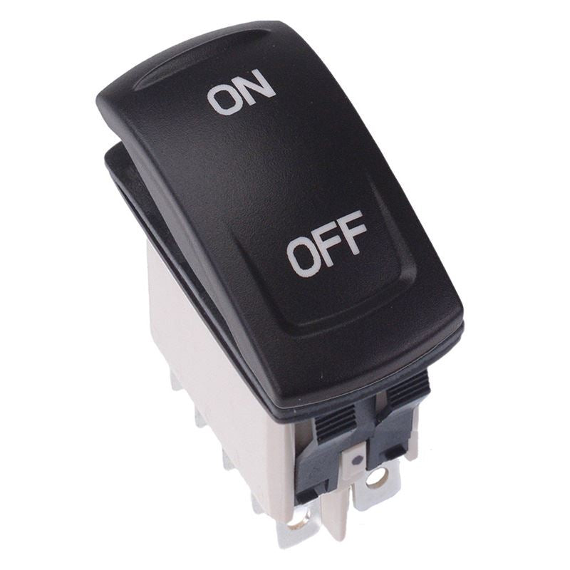 KR46CAKJJG22N01XX02 ON OFF Latching Red 24V LED Auto Rocker Switch DPDT IP68 APEM