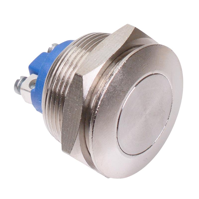 AV031003C910 Momentary 22mm Push Button Vandal Switch SPST 2A 48VDC APEM