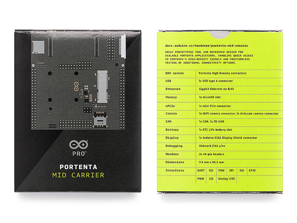 Arduino® Portenta Mid Carrier