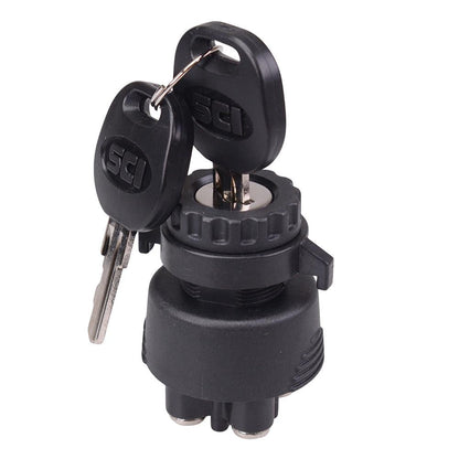 Off-On-(On) Automotive 22mm Ignition Key Switch 15A 12V K3-33B1-07