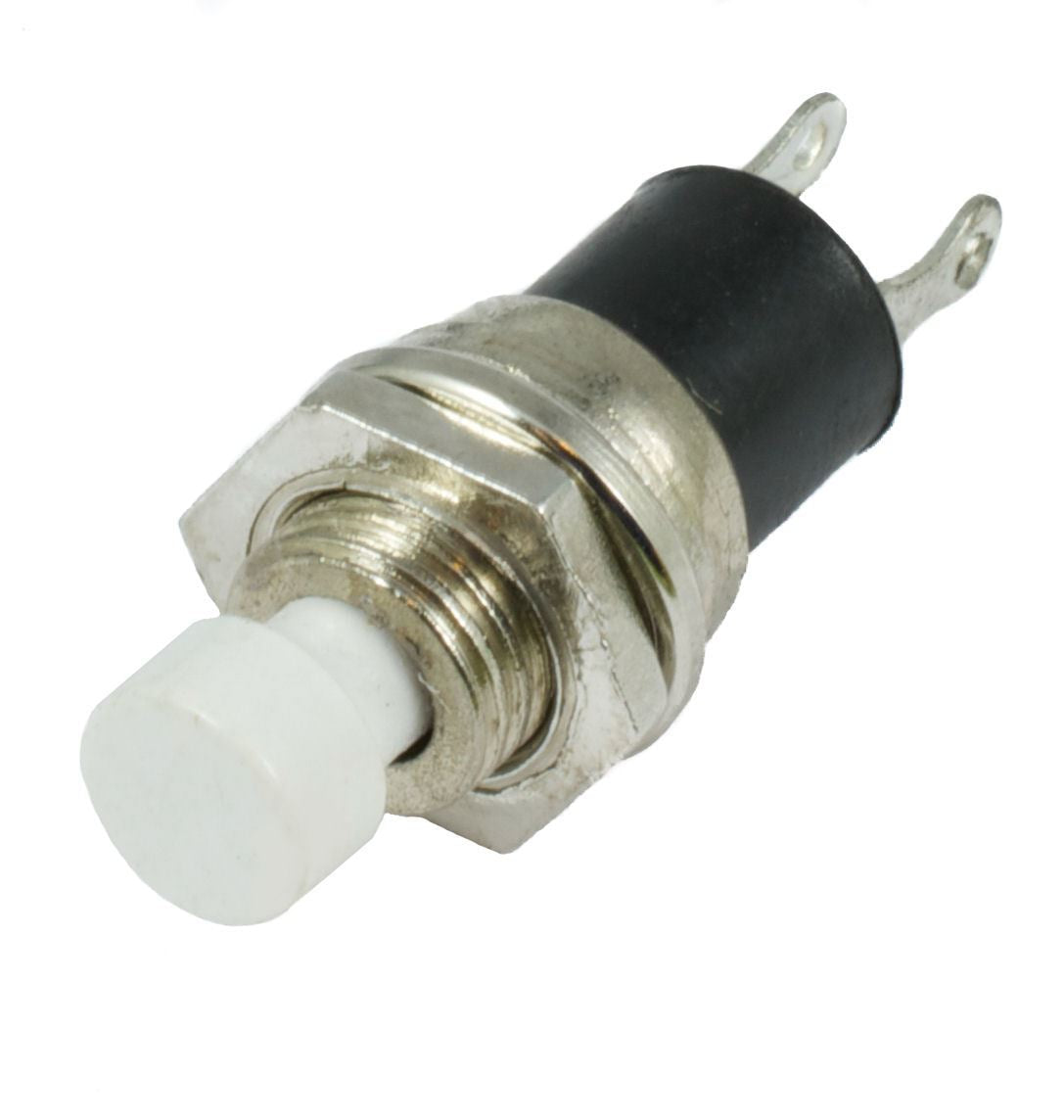 White Mini Off(On) Momentary Push Button Switch SPST