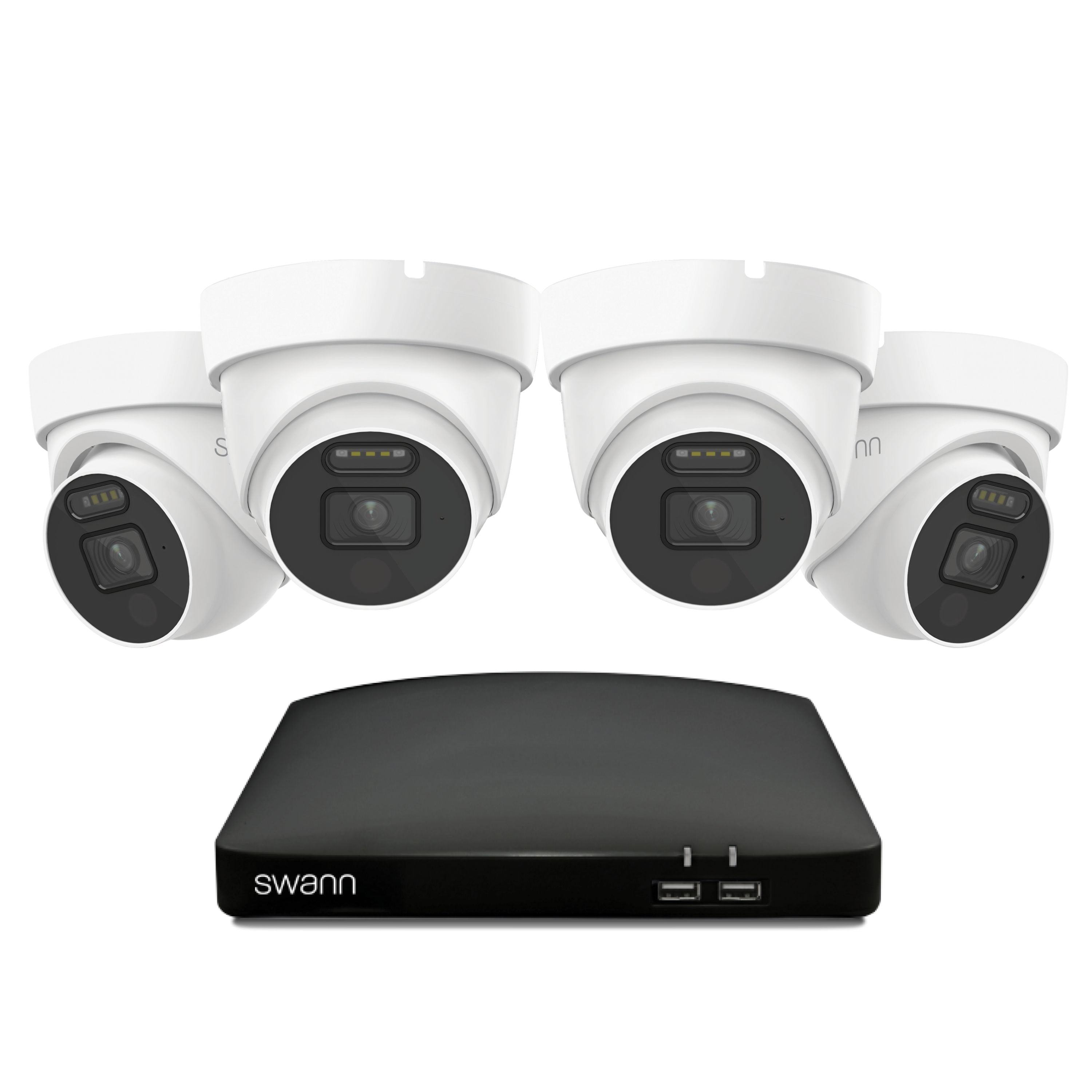 Swann 4K 1TB 8-Channel Wired DVR CCTV Kit with 4 Dome Cameras – The ...