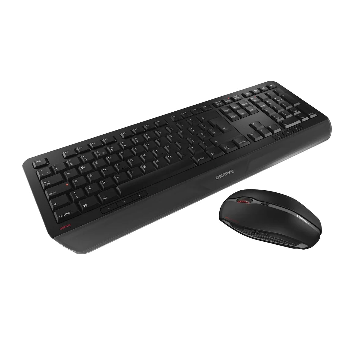 Cherry GENTIX Desktop Wireless Keyboard & Mouse Combo Set, Black