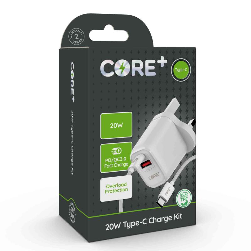 CORE+ 20W PD Type-C Charge Kit