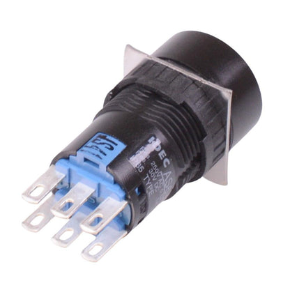 AS6M-33KT2PDC 3 Position 16mm Momentary Key Switch DPDT IDEC