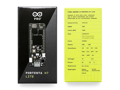 Arduino® Portenta H7 Lite