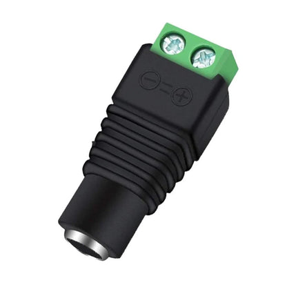 Female DC Power Connector Socket with Screw Terminals