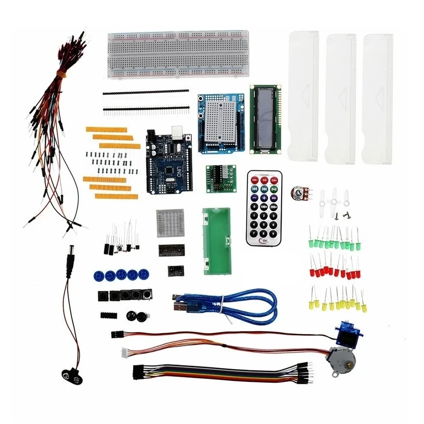 Rduino Engineering Starter Kit Build DIY Electronic Project Starter Kit with Compatible Arduino UNO R3 Rev3 ...