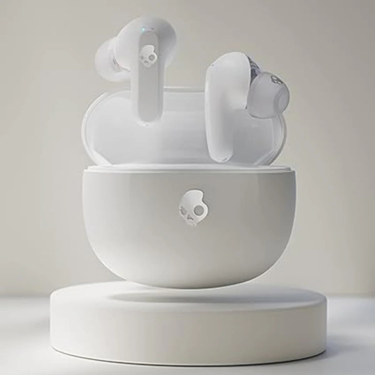 Skullcandy Rail True Wireless Bluetooth Earbuds 42H Battery IP55 Tile Bone White