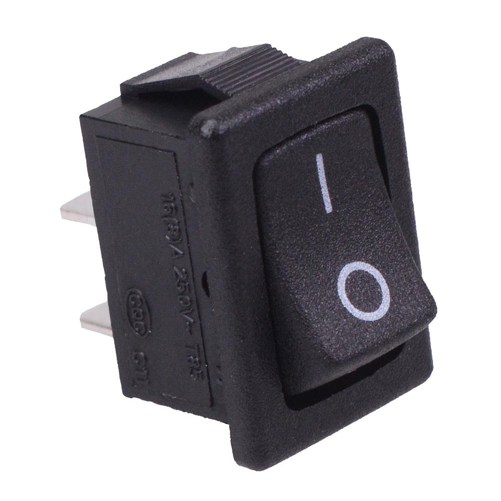 On-Off Rectangle 19.2x12.9mm Rocker Switch SPST 16A 250VAC