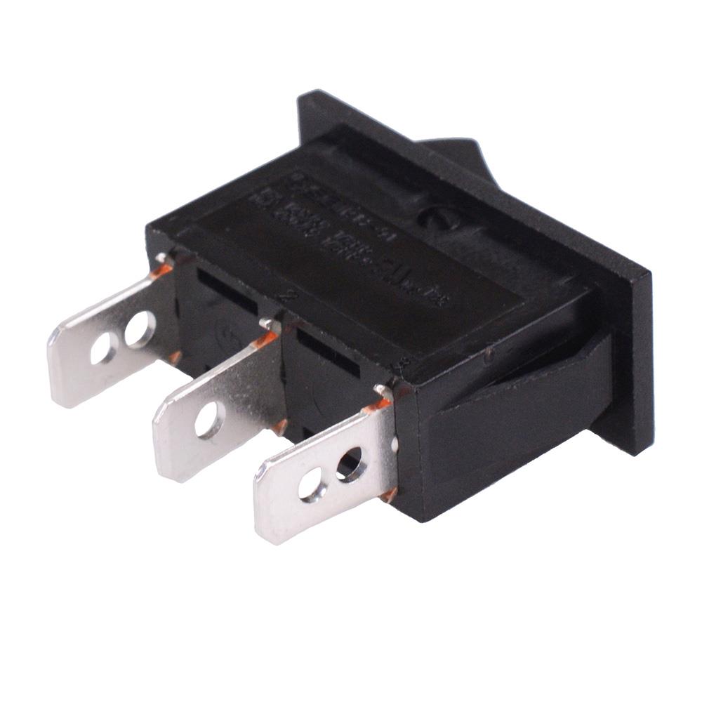 On-On Rectangle Rocker Switch SPDT 10A 250VAC R13-91C-01