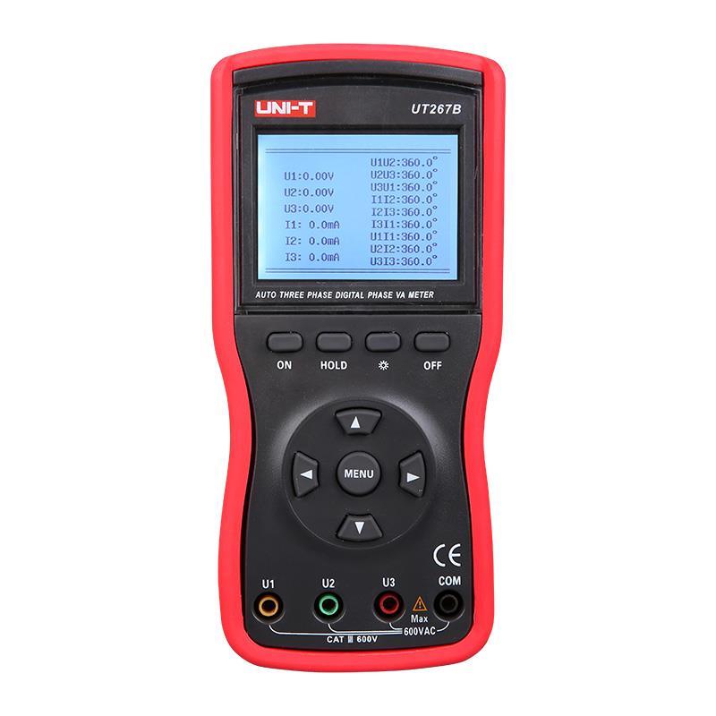 UT267B Intelligent 3 Phase Clamp Meter Voltammeter Uni-T