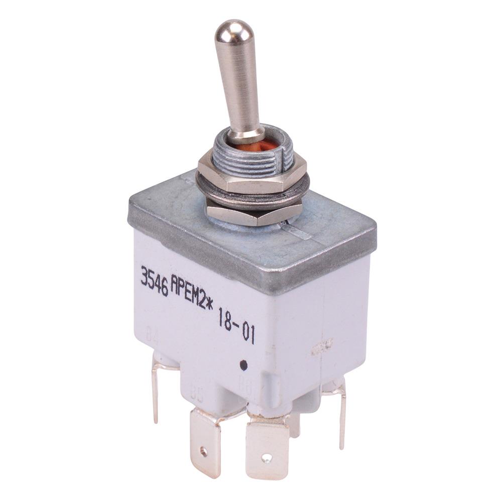 3546-031N002 On-On High Performance 12mm Toggle Switch DPDT APEM