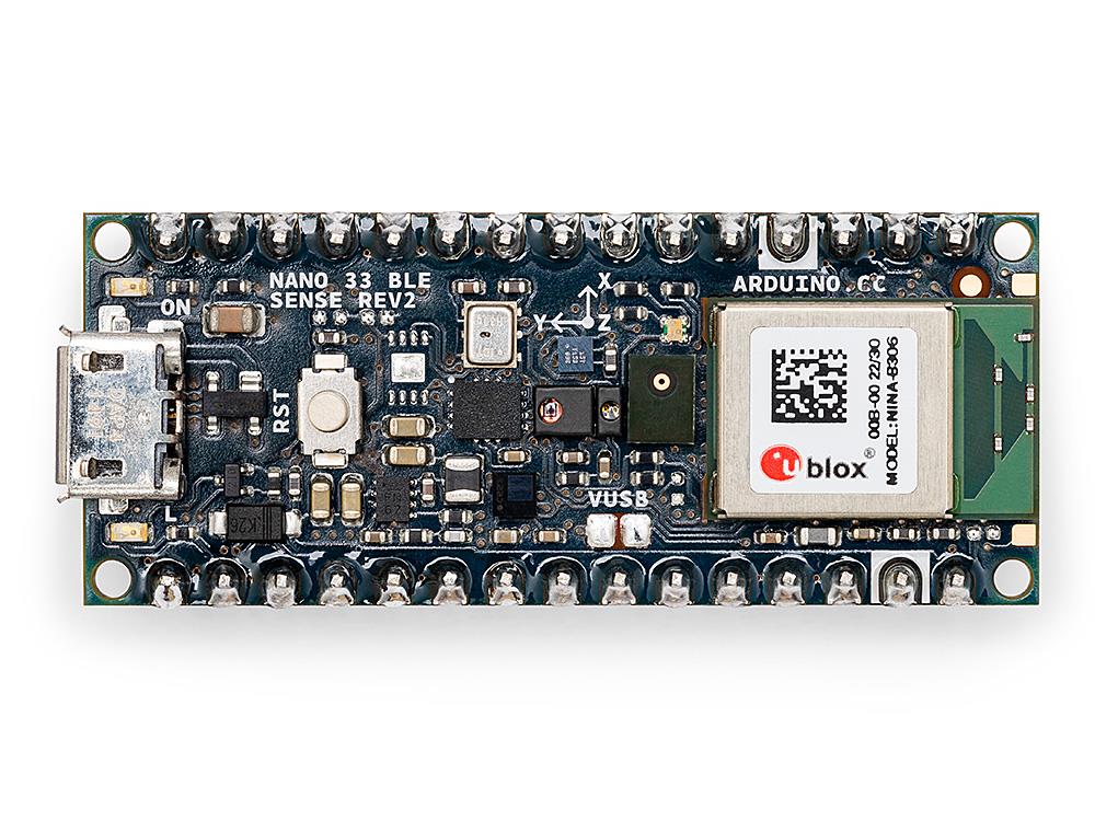 Arduino® Nano 33 BLE Sense Rev2 with headers