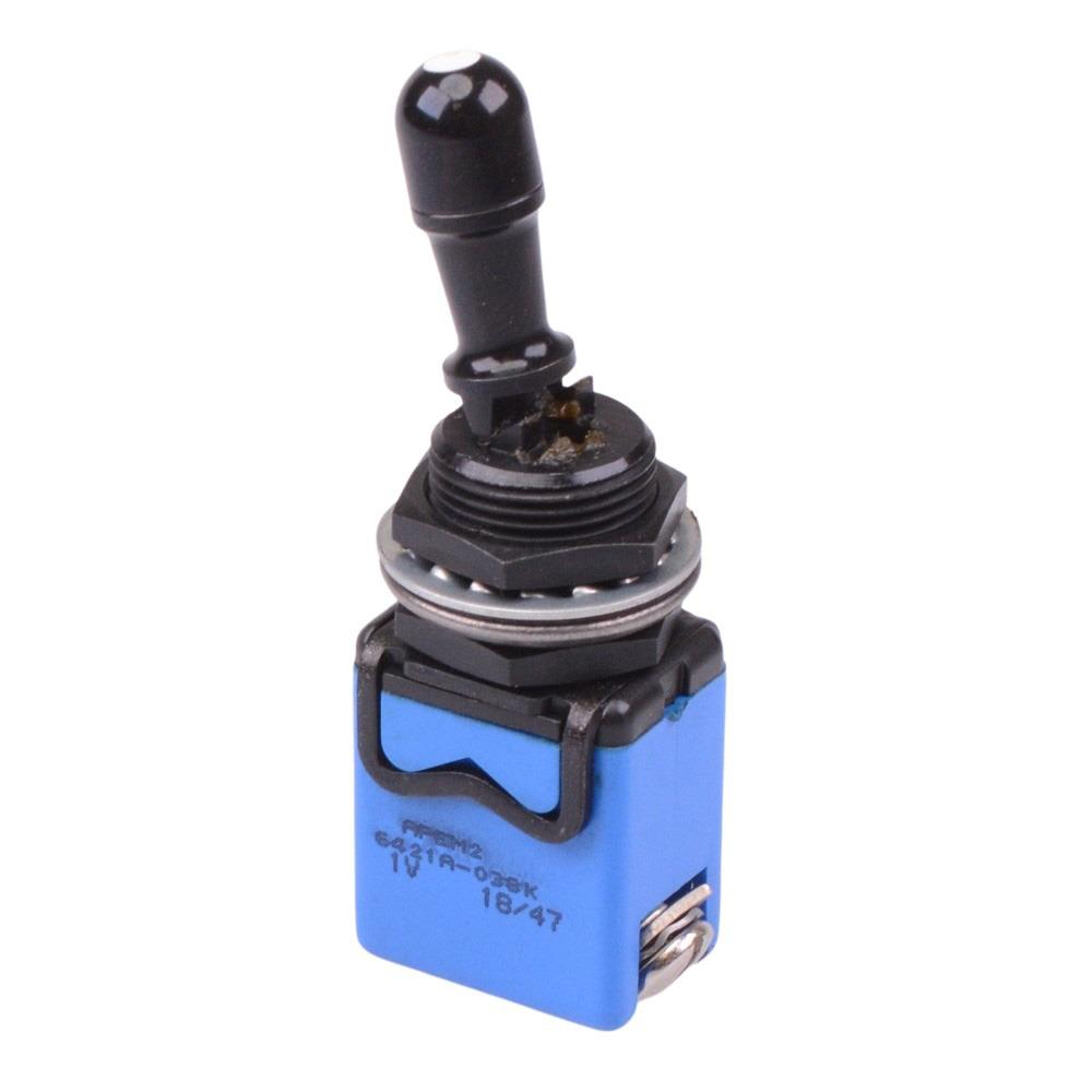 6421A-038K-1V APEM On-Off 12mm Locking Lever Toggle Switch SPST