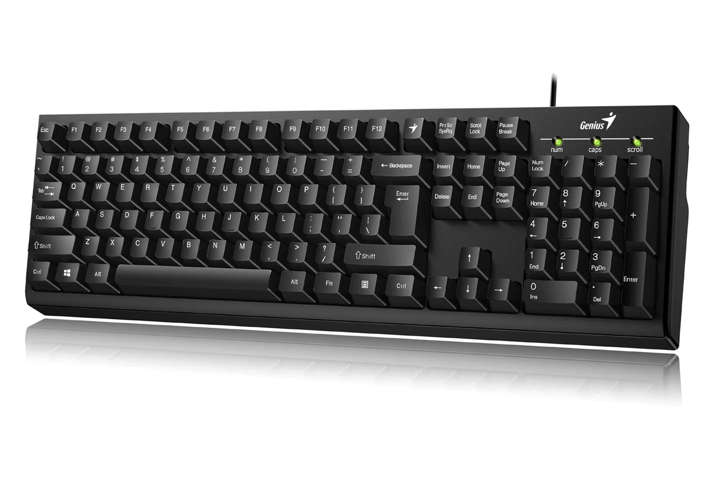 Genius Smart KB-100 Full Size Wired Multimedia USB Keyboard