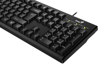 Genius Smart KB-100 Full Size Wired Multimedia USB Keyboard