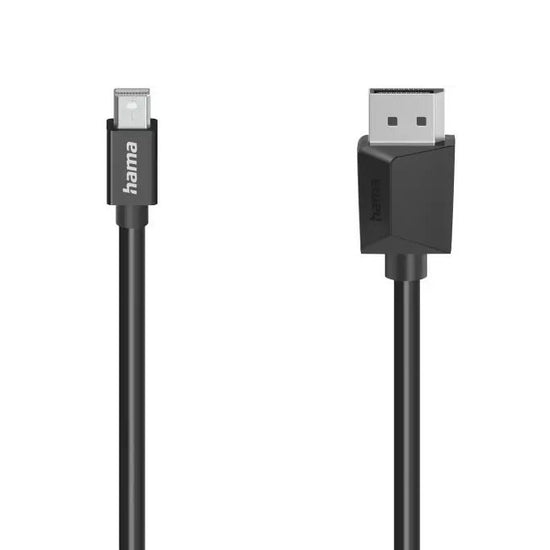 Hama Mini-DisplayPort to DisplayPort Cable, 4K Ultra-HD, DP 1.2 (1.5 M ...