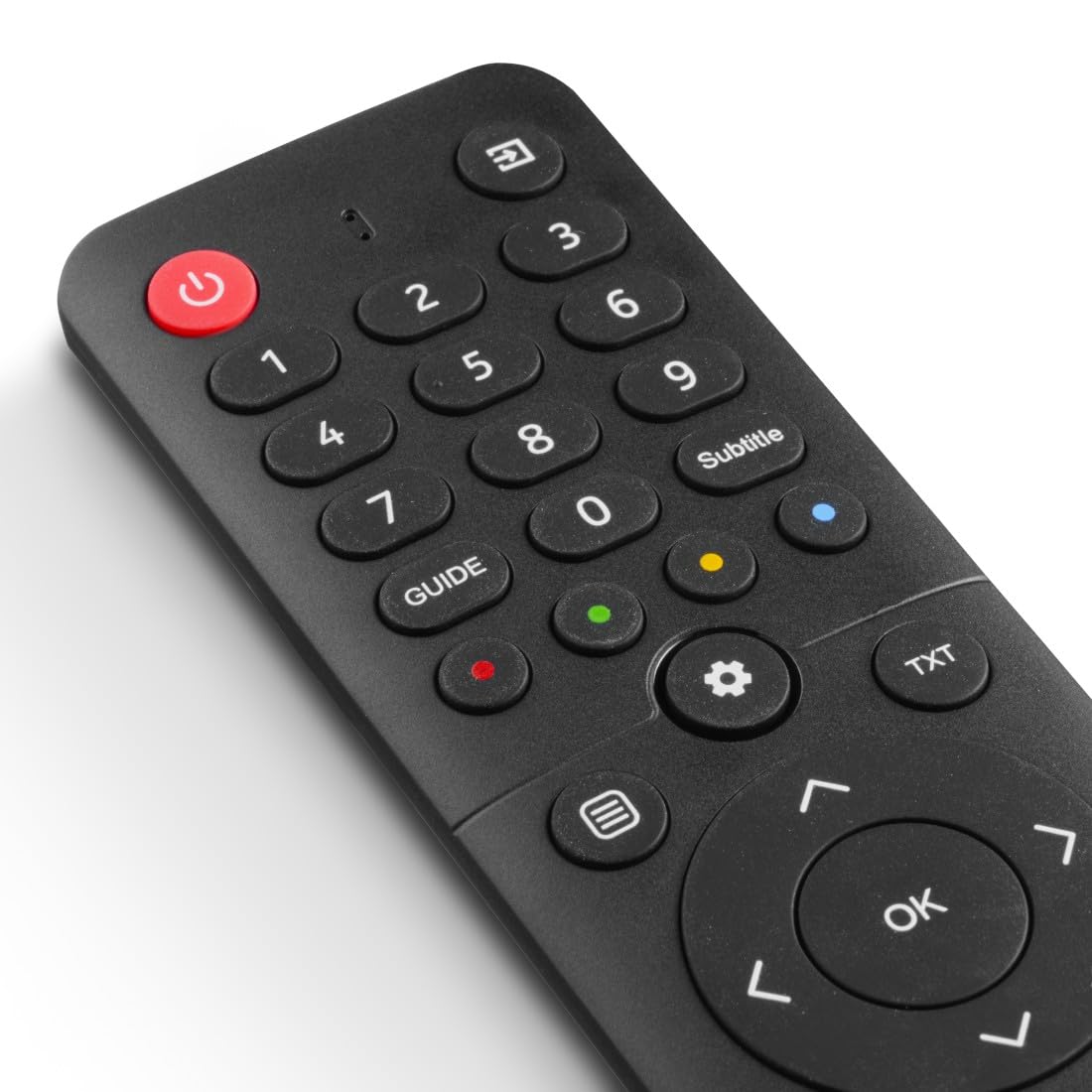 Hama Universal TV Remote Control for Hisense, Teachable, 4 App Buttons