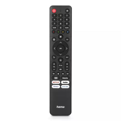 Hama Universal TV Remote Control for Hisense, Teachable, 4 App Buttons
