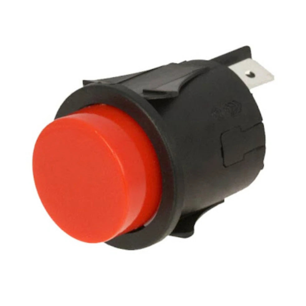 Large Red Panel Mount Push To Make Momentary Switch SPST 16A 250V