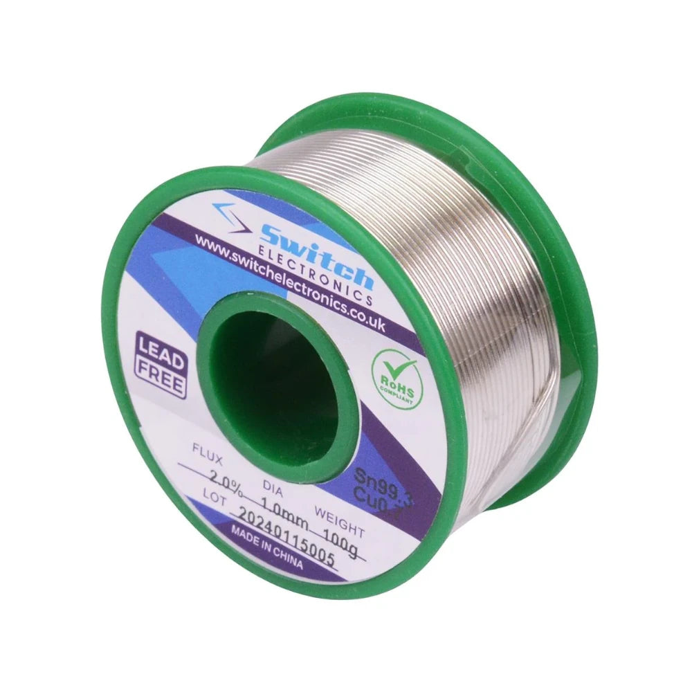 0.7mm 22SWG Lead Free Solder Wire 100g