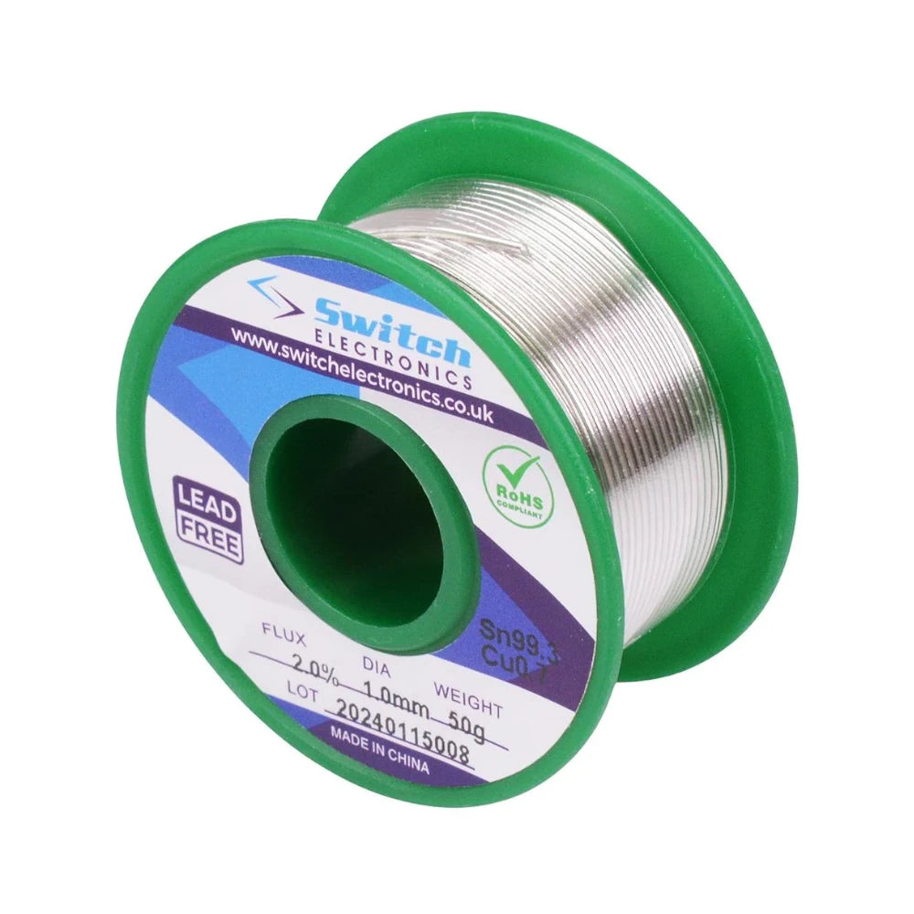 0.7mm 22SWG Lead Free Solder Wire 50g
