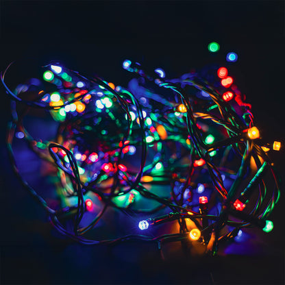 Lyyt Outdoor LED Battery Operated String Lights with Timer / Multicoloured