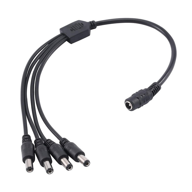 Mercury 2.1mm 4-Way DC Power Splitter Cable – The Electronics Hub