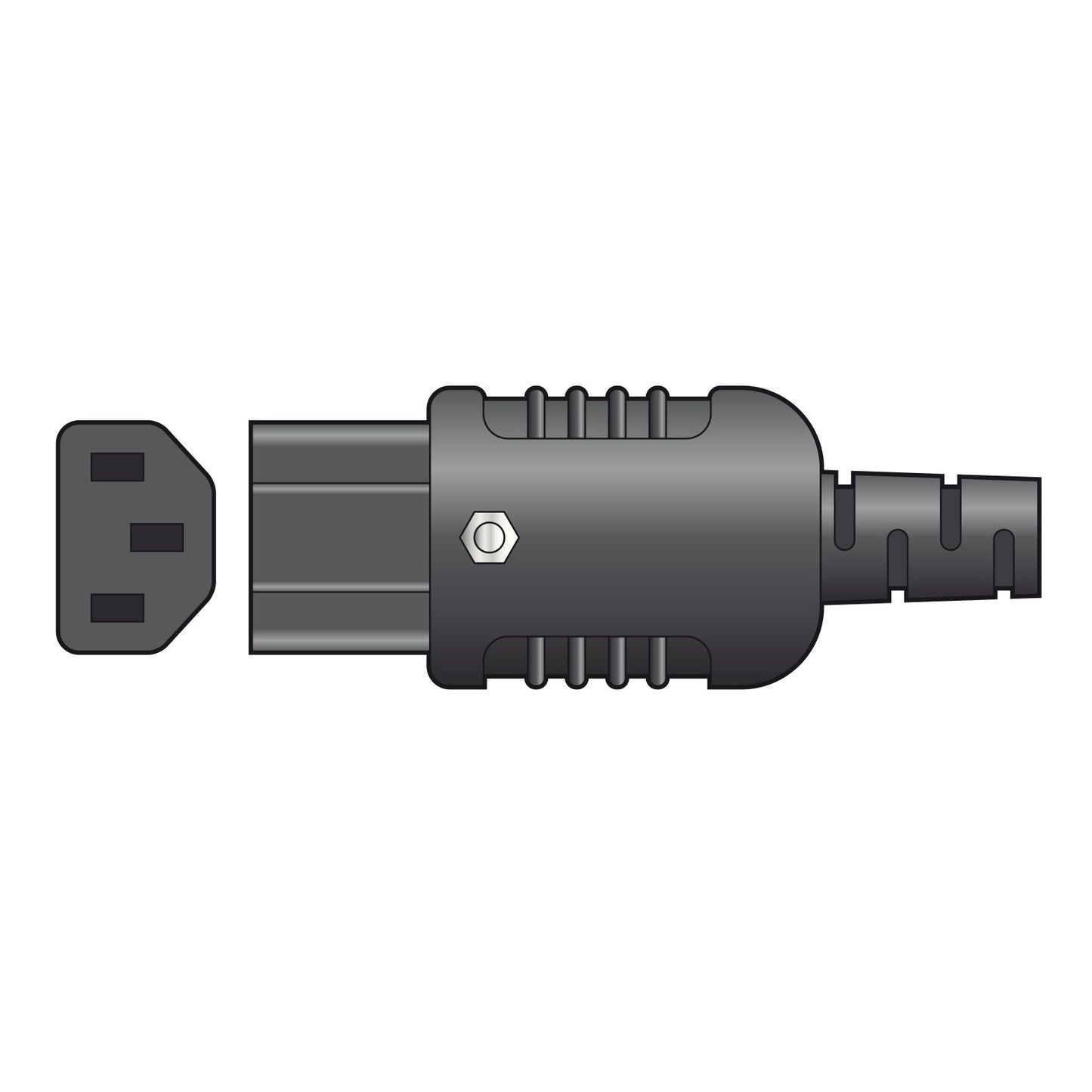 Mercury Heavy Duty In-line IEC Connector C13